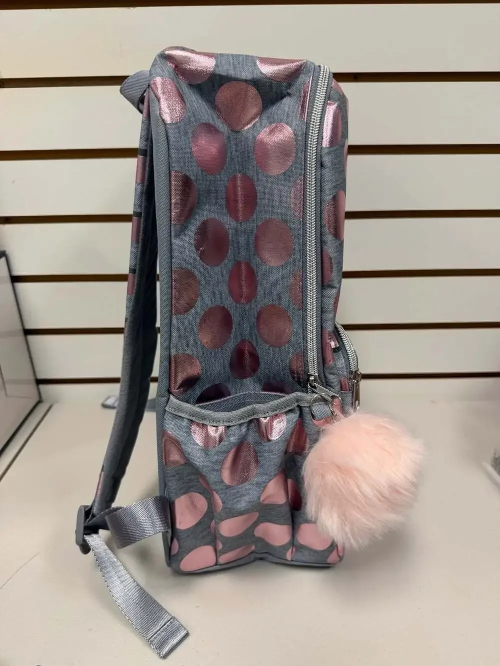 Justice Initial H Rose Gold Foil Backpack + Lunch Bag NWT